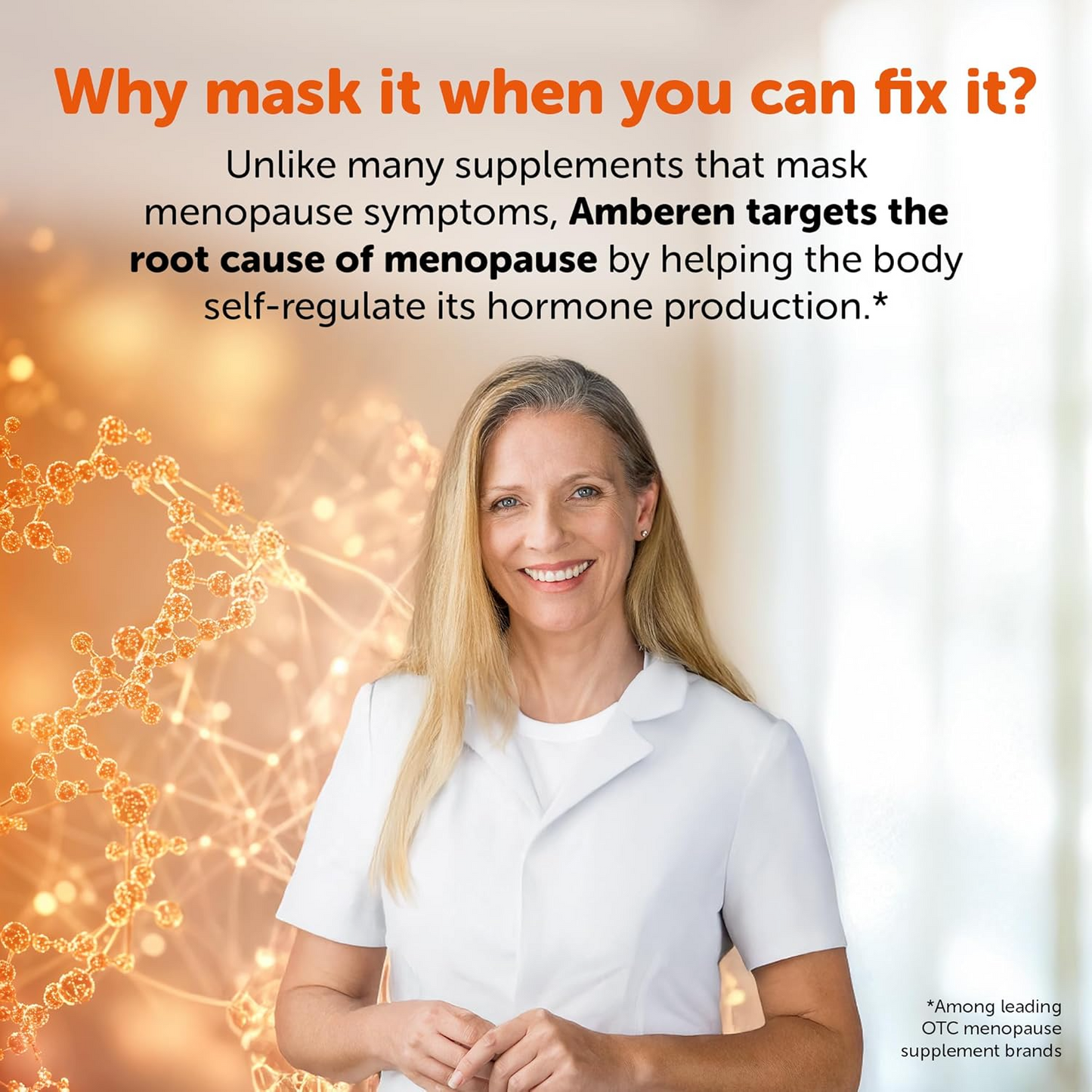 Amberen Menopause Supplements for Women, 120 Capsules, Clinically Shown to Help Support Hormone Balance, Multi-Symptom Relief from Hot Flashes, Night Sweats, Mood Swings & Low Energy