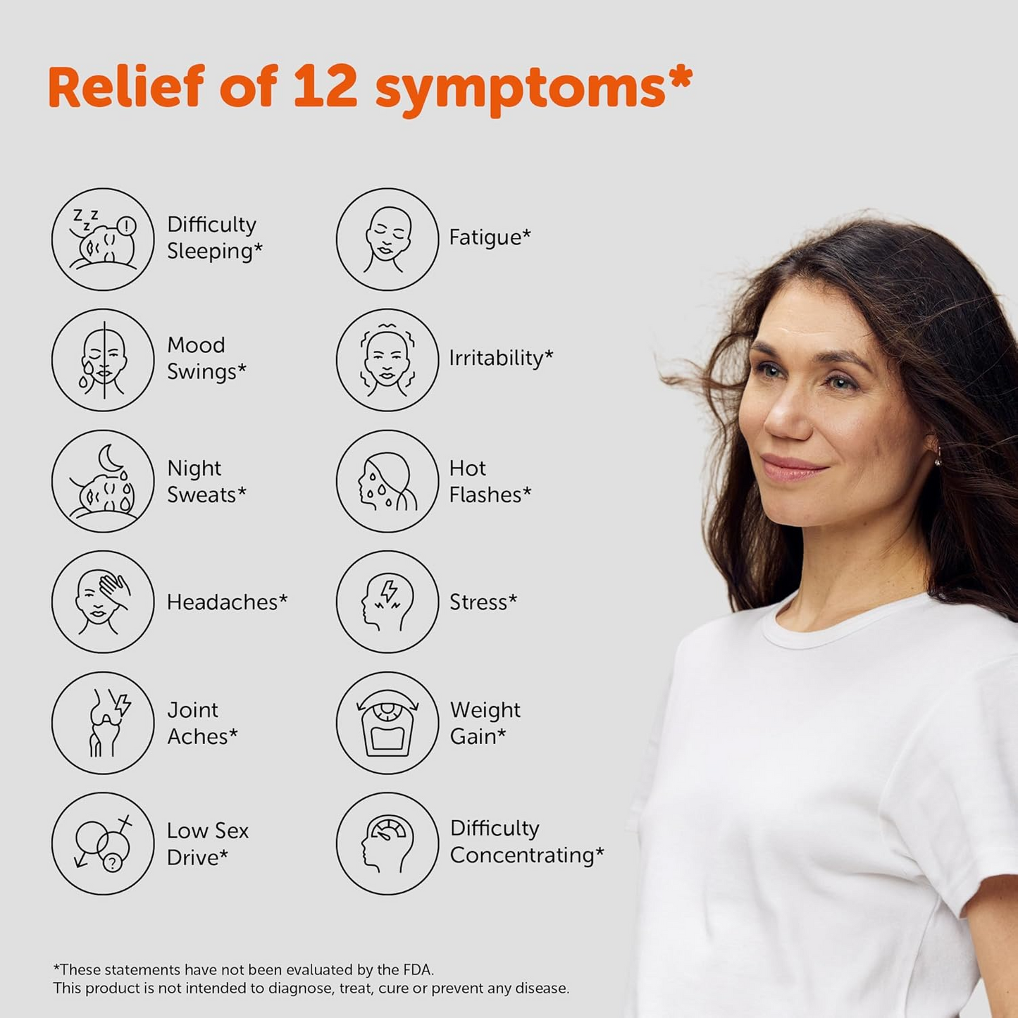 Amberen Menopause Supplements for Women, 120 Capsules, Clinically Shown to Help Support Hormone Balance, Multi-Symptom Relief from Hot Flashes, Night Sweats, Mood Swings & Low Energy